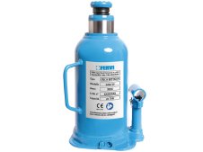 Cric a bottiglia portatile Fervi 0062/20 con pistone idraulico, portata 20 tonnellate Cric a bottiglia portatile Fervi 0062/20 con pistone idraulico, portata 20 tonnellate