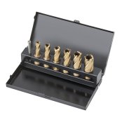 Frese a carotare lunghe F002/6 con attacco Weldon 19,05mm (7pz) Frese a carotare lunghe F002/6 con attacco Weldon 19,05mm (7pz)