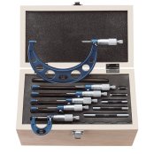Micrometri centesimali M033 per esterni con arco verniciato IN KIT
