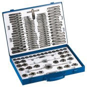 Maschi e filiere M218 in acciaio al tungsteno in kit (110pz)