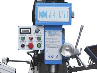 Fresa a testa veloce Fervi F050I con inverter giapponese 400V 2,2kW