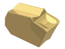 Inserto da taglio Fervi GCMX3N134 per troncatura acciaio, 3,1mm Inserto da taglio Fervi GCMX3N134 per troncatura acciaio, 3,1mm