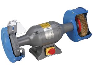 Smerigliatrice da banco combinata Fervi 0556 con alberi lunghi 230V 0,75kW, 200mm