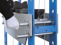 Pressa idraulica Fervi P001/75 manuale e pneumatica portata 75t