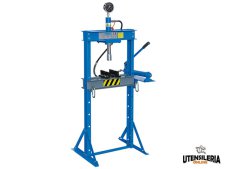 Pressa idraulica Fervi P001/12 manuale con pistone mobile, portata 12 ton Pressa idraulica Fervi P001/12 manuale con pistone mobile, portata 12 ton