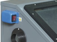 Sabbiatrice da banco Fervi 0487 con cabina da 685x455x420mm
