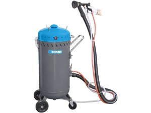 Sabbiatrice per esterno Fervi 0462 con aspiratore, 230V 1,2 kW