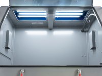 Sabbiatrice a pressione Fervi 0605 con 2 aspiratori 2x230V 1.2kW