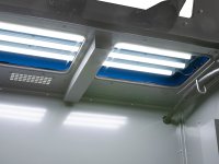 Sabbiatrice a pressione Fervi 0605 con 2 aspiratori 2x230V 1.2kW
