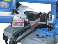 Segatrice a nastro da banco Fervi 0362 con motore inverter 0,4kW, 125 mm