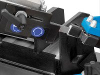 Segatrice a nastro da banco Fervi 0132, capacità taglio 105mm
