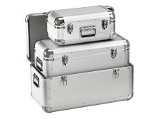 Set bauli portautensili Fervi 0849 in alluminio (3pz)