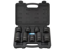 Assortimento 9 bussole ad impatto Fervi I109 fosfatate serie normale e lunga 1"
