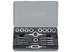 Assortimento di 20 utensili Fervi M020 per filettatura manuale