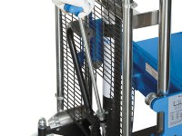 Sollevatore idraulico Fervi 0782 con piattaforma e forche, 400kg