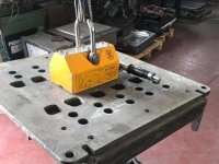 Sollevatore magnetico al neodimio Fervi S1000, portata 1000kg