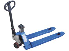 Transpallet manuale Fervi 0068/S con bilancia e stampante, portata 2ton