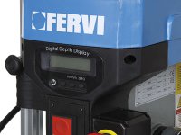 Trapano a colonna da banco Fervi 0260 con trasmissione a cinghia 0.55kW