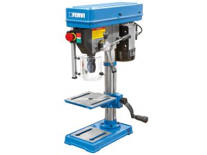 Trapano a colonna da banco Fervi 0011 con trasmissione a cinghia 0,375 kW