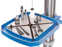 Trapano a colonna ad ingranaggi Fervi T041 con tavola girevole 1,1/1,5kW