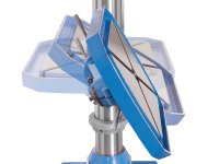 Trapano a colonna ad ingranaggi Fervi T041 con tavola girevole 1,1/1,5kW