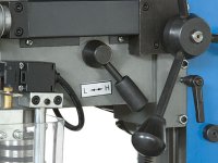 Trapano fresa da banco Fervi T058 con trasmissione ad ingranaggi 230V 0,55kW