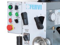 Trapano fresa ad ingranaggi Fervi T047/400VDA a discesa automatica, 1,1-1,5kW
