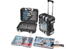 Valigia con trolley 0165 Fervi utensili e accessori in Kit (175pz)