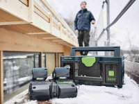 Set di ricarica Festool SYS 18V con 4 batterie BP18 da 4,0 Ah e carica batterie TCL 6 DUO