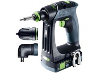 Trapano avvitatore Festool CXS 18 C 3,0-Set con batterie, accessori e valigetta portainserti