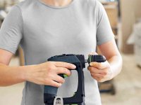 Trapano avvitatore Festool CXS 18 C 3,0-Set con batterie, accessori e valigetta portainserti