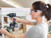 Trapano avvitatore Festool TXS 18 C 3,0-Set con batterie, accessori e valigetta portainserti
