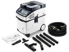 Aspiratore mobile Festool Cleantec CT 25 E-Set solidi/liquidi 1200W, 25lt in Kit