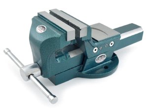Morsa da banco in acciaio Finat MOI-T per tubi, ganascia 125mm apertura 150mm