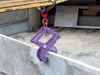 Pinza a pantografo Finat CGC-N per sollevamento manufatti, portata 0,25-0,5 ton