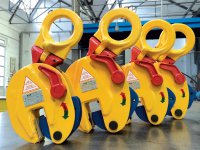 Pinza sollevamento lamiera in verticale e laterale Finat TPS-J, portata 0,75-3 ton
