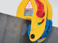 Pinza sollevamento lamiera in verticale e laterale Finat TPS-J, portata 0,75-3 ton