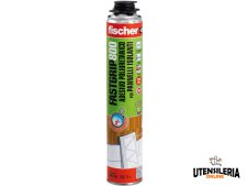 Adesivo Fischer con pistola FASTGRIP 800 ml grigio chiaro per pannelli isolanti (12pz)