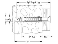 Tasselli Fischer SX-S in nylon con vite truciolare in barattolo (120pz)