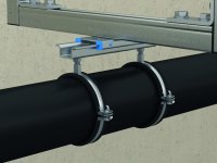 Collari per tubi pesanti Fischer FRSM filettatura GAS, 60-214mm (10pz)