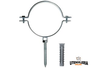 Collari Fischer CPE-SL V stretto-largo per tubazioni PE e PVC, 40-160mm (25buste)