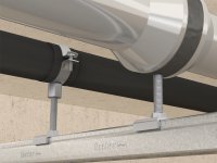 Collare per tubazioni di refrigerazione Fischer KFT in schiuma PUR