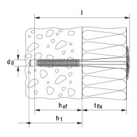 Ancoraggio DE per materiali isolanti rigidi (200pz)