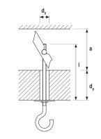 Fissaggio versatile KDV 4 per supporti forati (50pz)