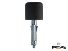 Tassello in acciaio SBS 9/11 con paracolpo nero (25pz)