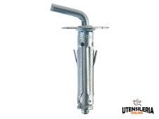 Tassello in acciaio SBS 9/8 con gancio corto 10mm (100pz)