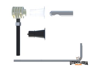 Fissaggio sanitari sospesi Fischer WB 9 B TU accesso da sotto