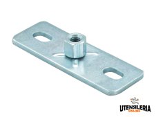 Flangia rettangolare per fissaggi a muro con collari CPE (25pz)