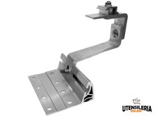 Gancio in alluminio GTA 3 Fischer per tegole e listelli a 3 regolazioni (4pz) Gancio in alluminio GTA 3 Fischer per tegole e listelli a 3 regolazioni (4pz)