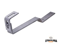 Gancio regolabile GTPR tegola piatta in acciaio inox A2 (10pz)